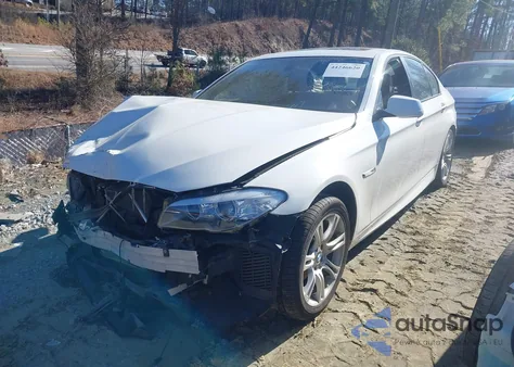 2013 BMW 528I z USA, uszkodzony, nr VIN WBAXG5C51DDY33641